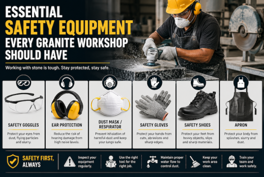 Essential Safety Equipment Every Granite Workshop Should Have