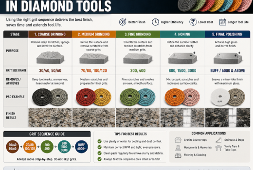 Understanding Different Grit Sizes in Diamond Tools