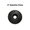 4" Bakelite Plate 4" Bakelite Plate