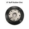 6" Buff Rubber Disc 6" Buff Rubber Disc