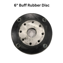 6" Buff Rubber Disc
