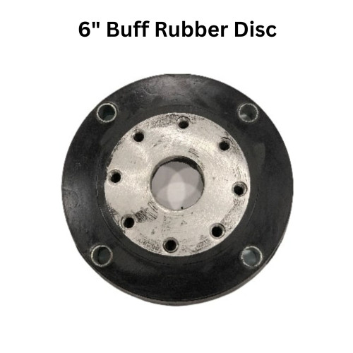 6" Buff Rubber Disc