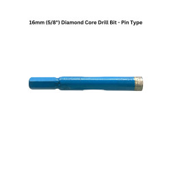 16mm (5/8") Diamond Core Drill Bit - Pin Type