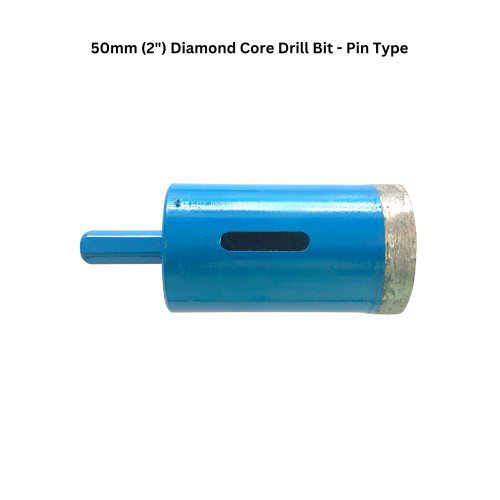 50mm (2") Diamond Core Drill Bit - Pin Type