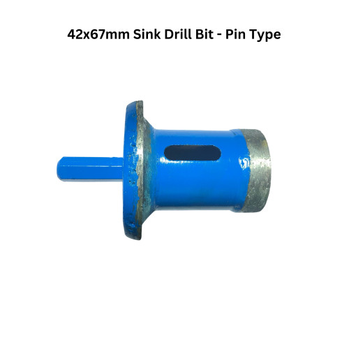 42x67mm Sink Drill Bit - Pin Type