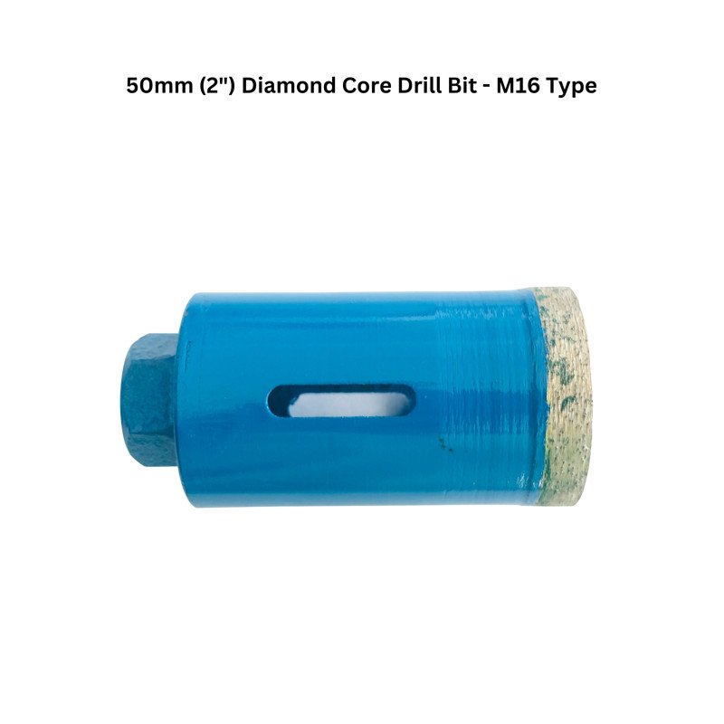 50mm (2") Diamond Core Drill Bit - M16 Type 50mm (2") Diamond Core Drill Bit - M16 Type