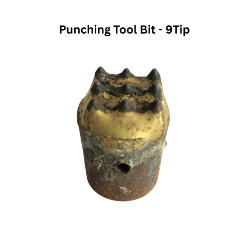 Punching Tool Bit - 9Tip