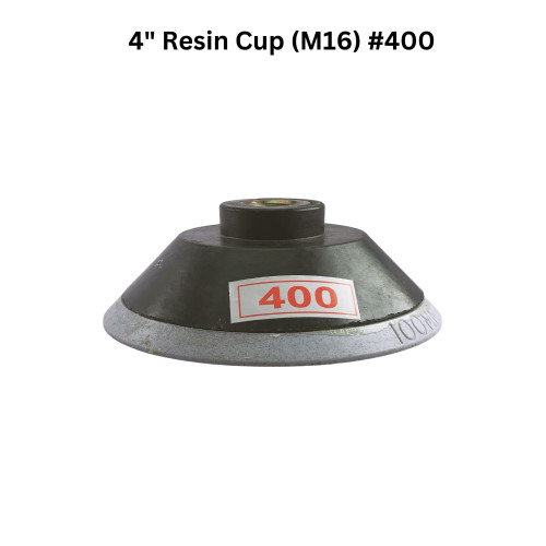 4" Resin Cup (M16) #400 4" Resin Cup (M16) #400