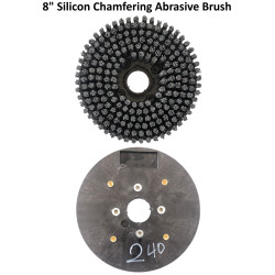 8" Silicon Chamfering Abrasive Brush