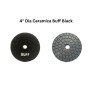 4" Dia Ceramica Buff Black