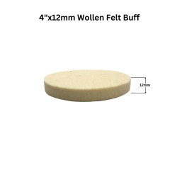 4"x12mm Wollen Felt Buff