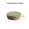 4"x25mm Wollen Felt Buff 4"x25mm Wollen Felt Buff