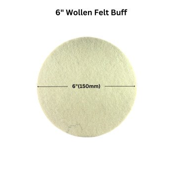 6"x25mm Wollen Felt Buff 6"x25mm Wollen Felt Buff