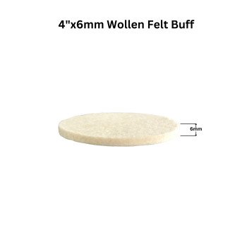 4"x6mm Wollen Felt Buff