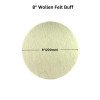 8"x25mm Wollen Felt Buff 8"x25mm Wollen Felt Buff