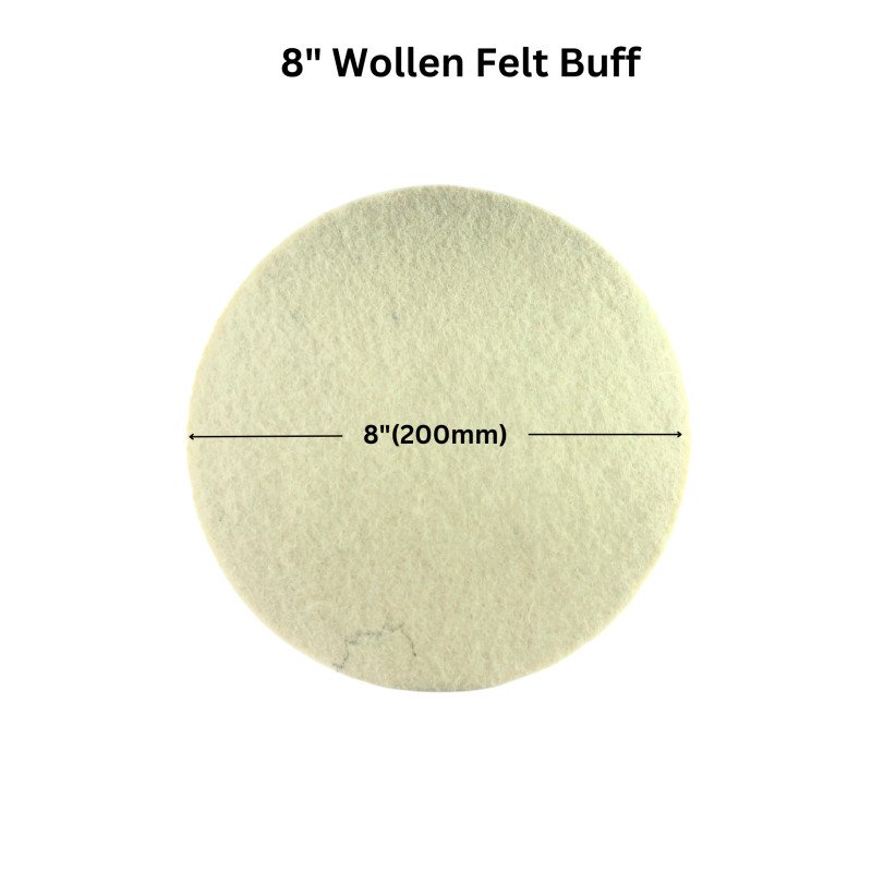 8"x25mm Wollen Felt Buff 8"x25mm Wollen Felt Buff